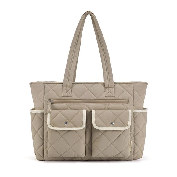 Tote Bag, Tote Bag Travel With Multi-Pocket, Large Puffy :D - Picture 1 of 7